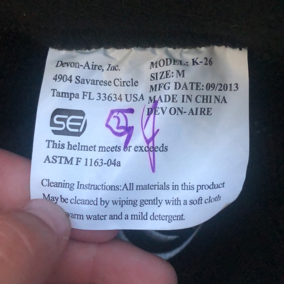 Devon Aire Riding helmet - Picture 7 of 7